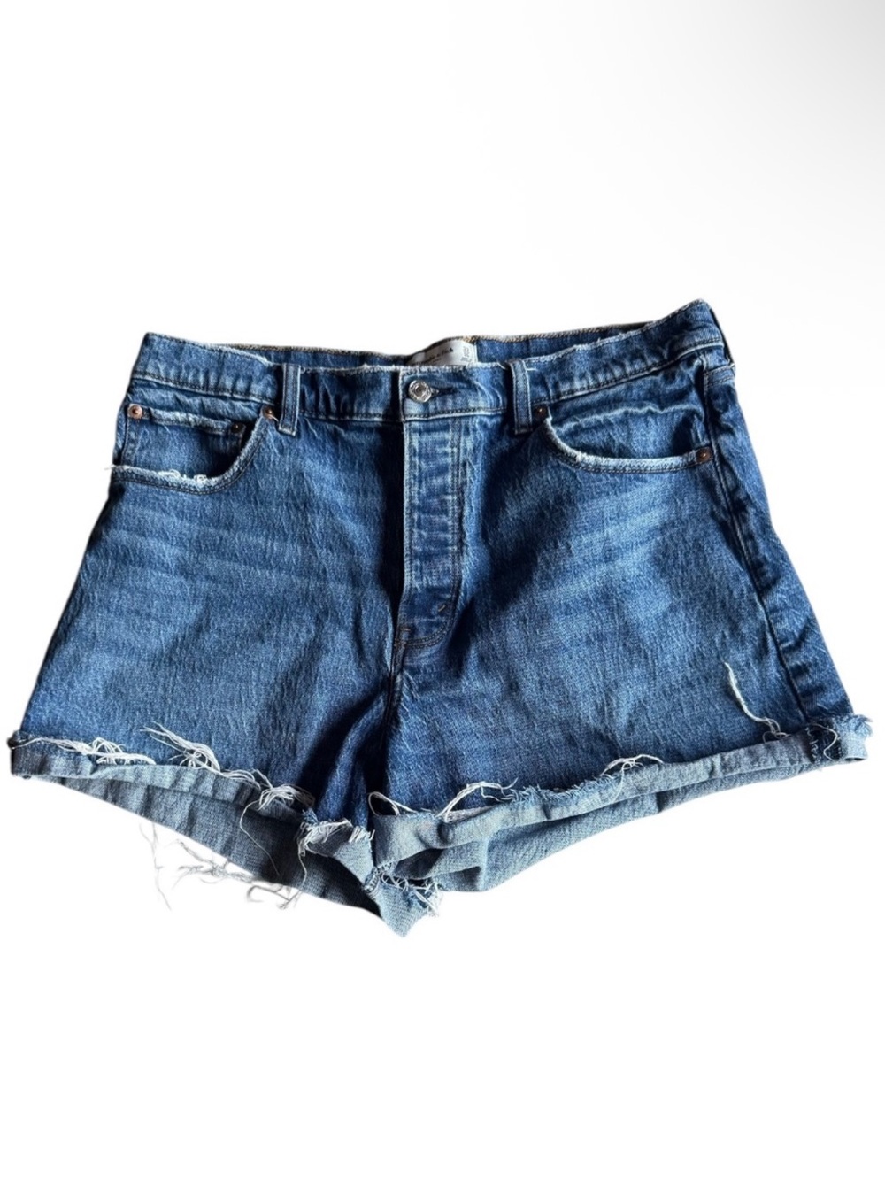Abercrombie & Fitch The Dad Short High Rise Shorts Sz‎ 33